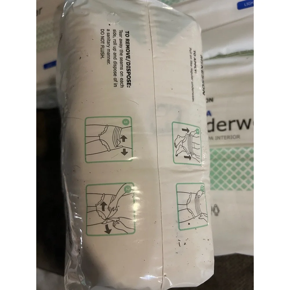 McKesson Ultra Adult Underwear Heavy Absorbency Large 44-58in 18ct 12 packs 216